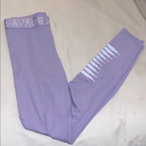 Savage x fenty lilac leggings NWT